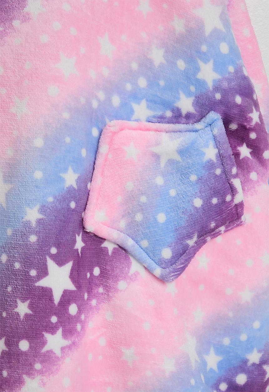 Pop Candy - Teddy wool lined snoodie - multicolour/star aop