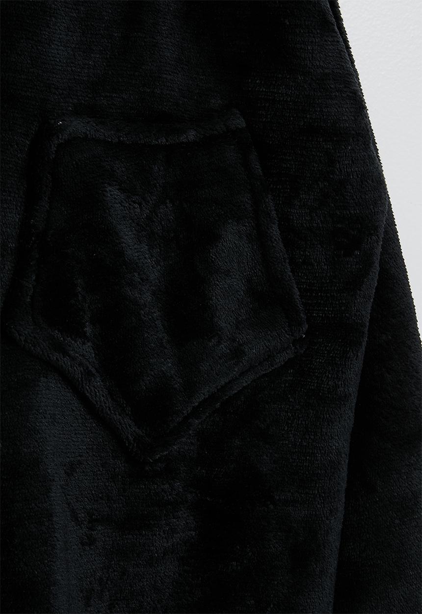 Pop Candy - Teddy wool lined snoodie - black