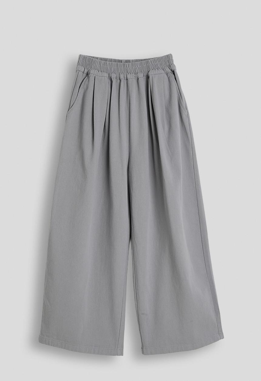 Pop Candy - Gathered co-ord pants - granite