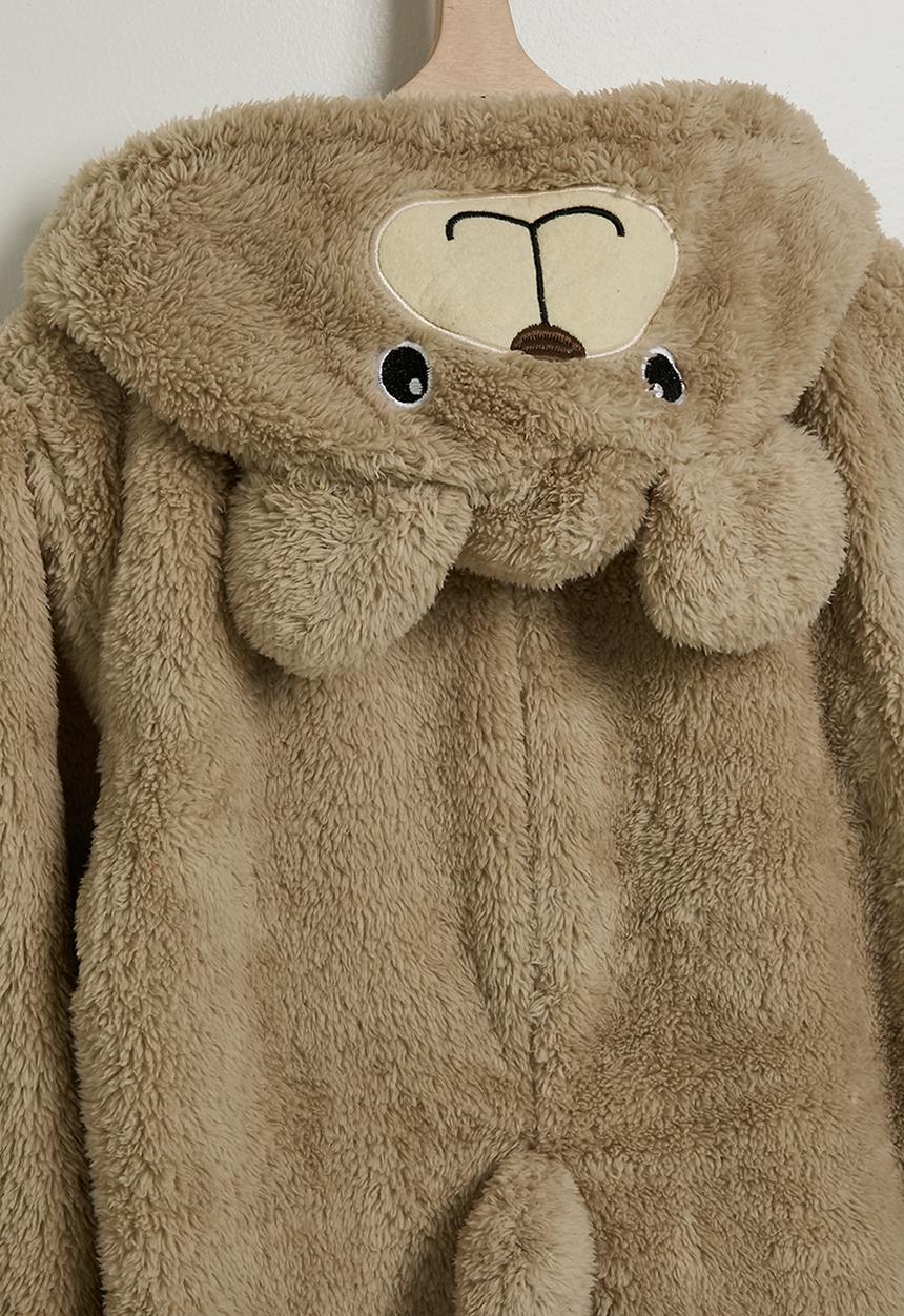 Pop Candy - Bear onesie - light brown