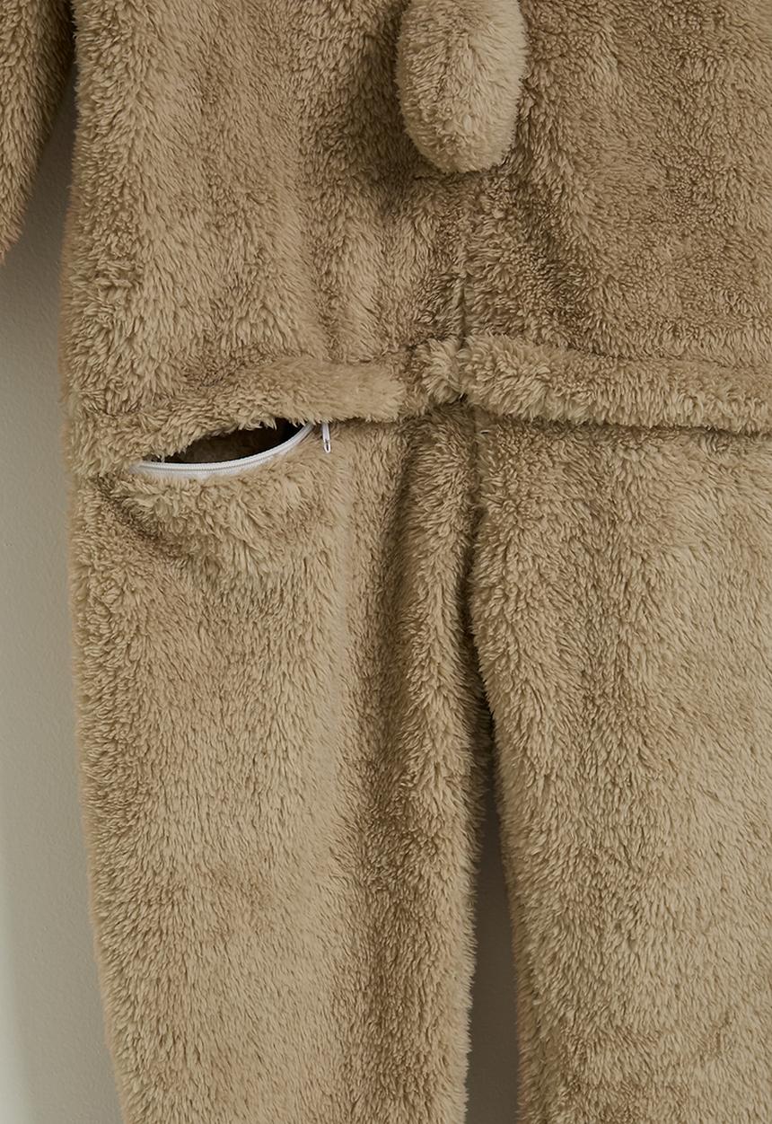 Pop Candy - Bear onesie - light brown