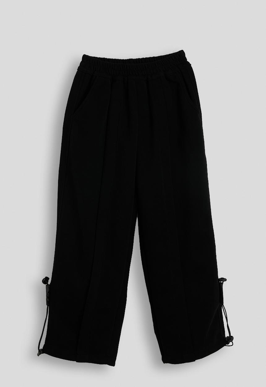 Pop Candy - Drawstring hem sweatpants - black