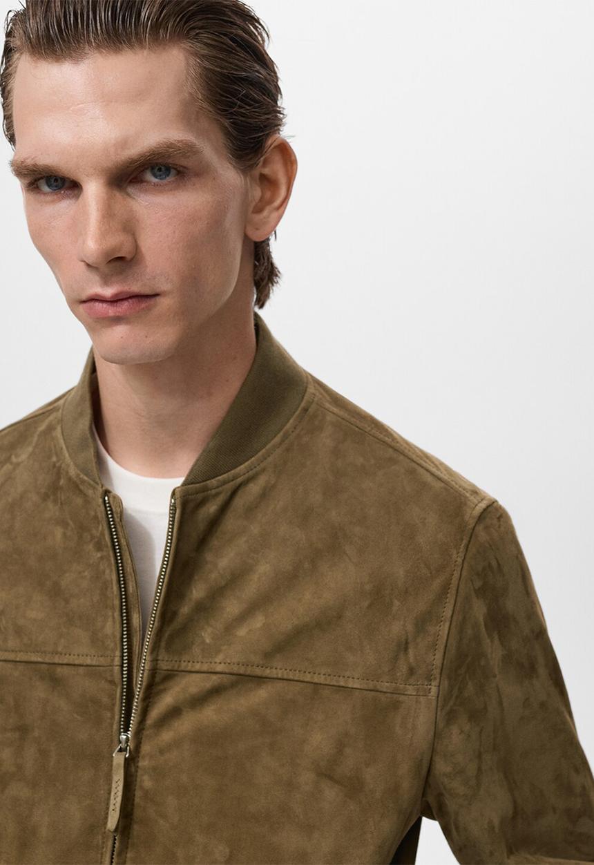 MANGO - Jacket marin - khaki