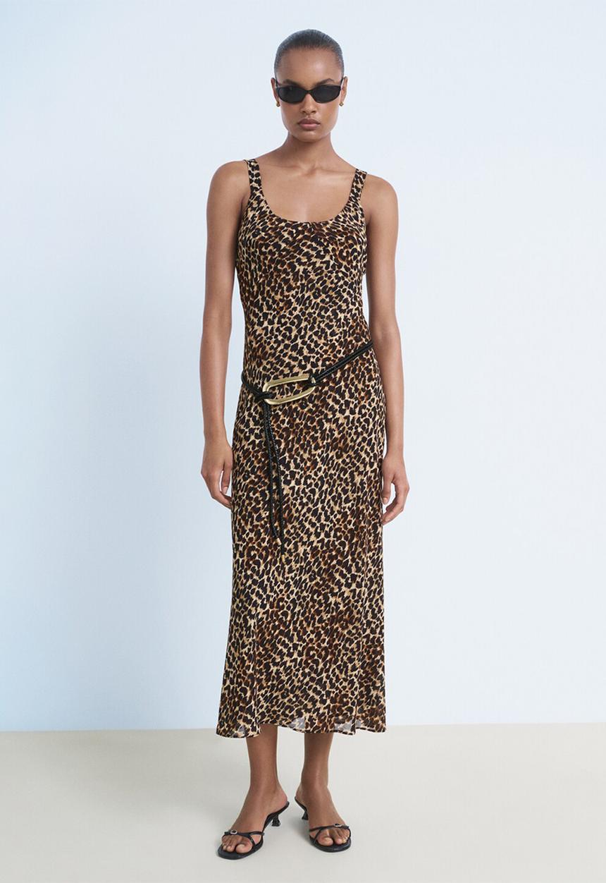 MANGO - Dress Lion - Black