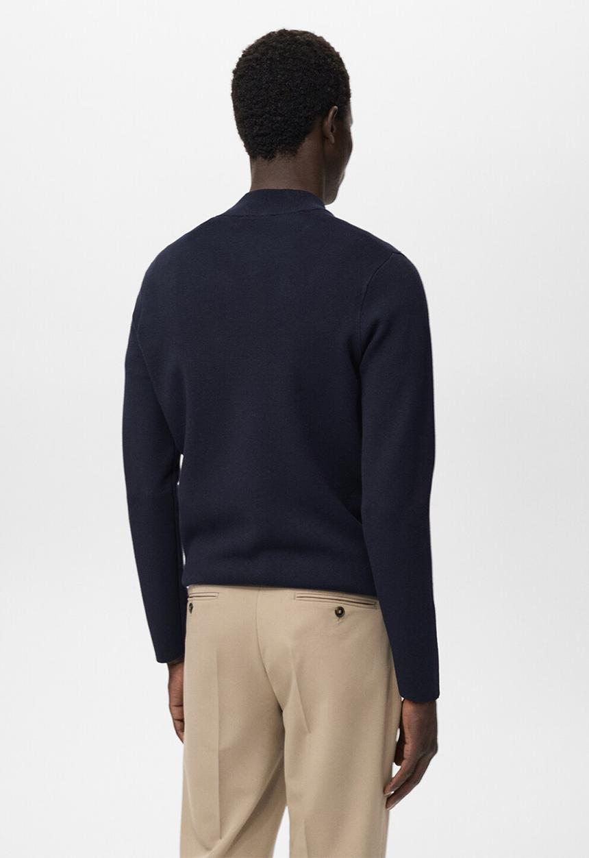 MANGO - Sweater luxusp - midnight navy