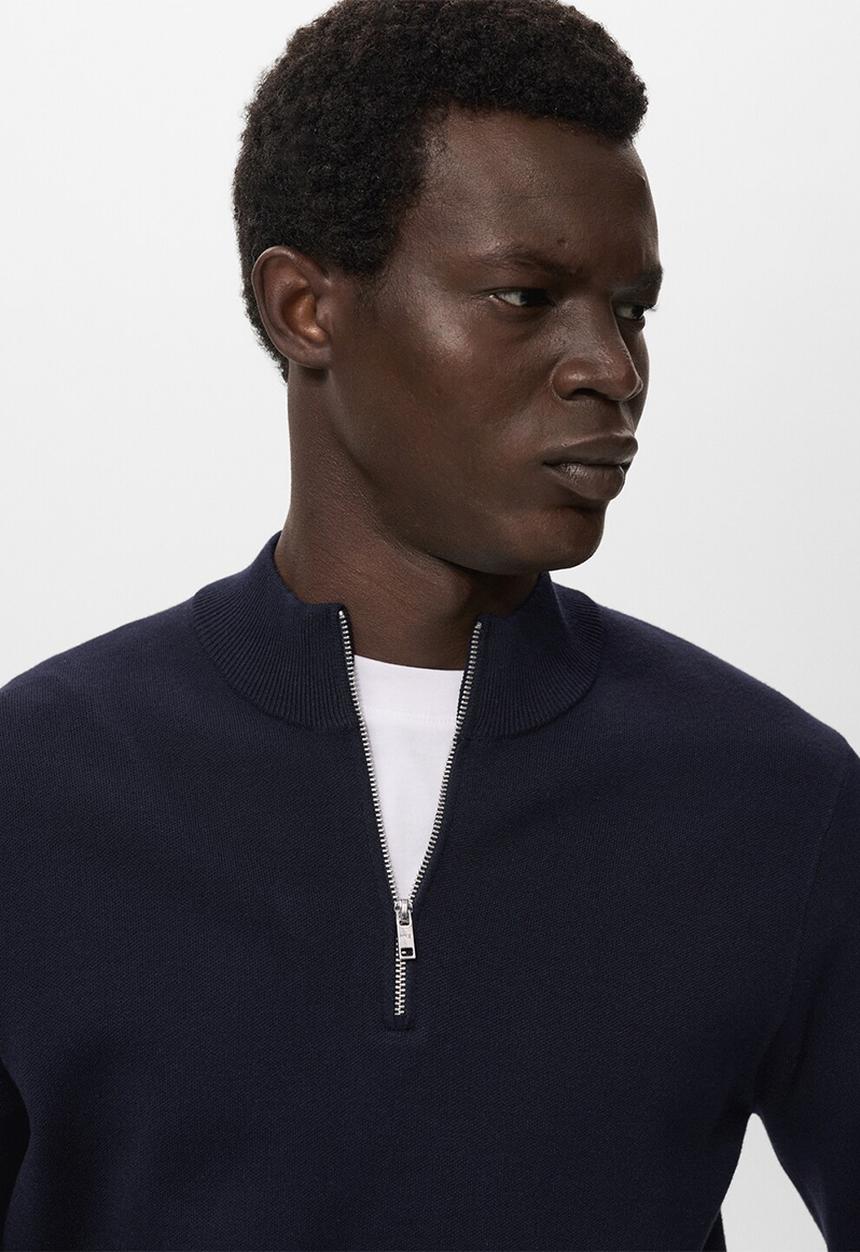 MANGO - Sweater luxusp - midnight navy
