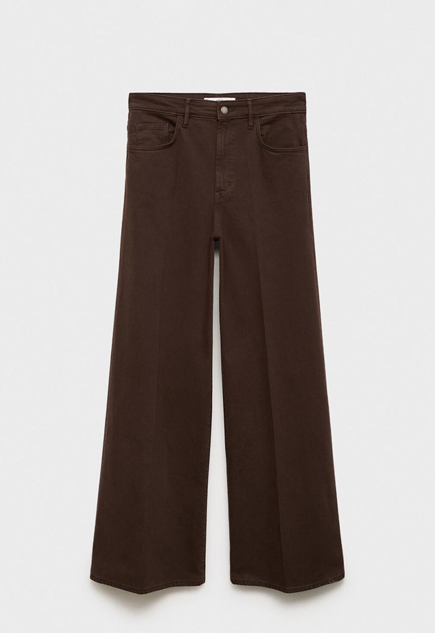 MANGO - Jeans elise - dark brown