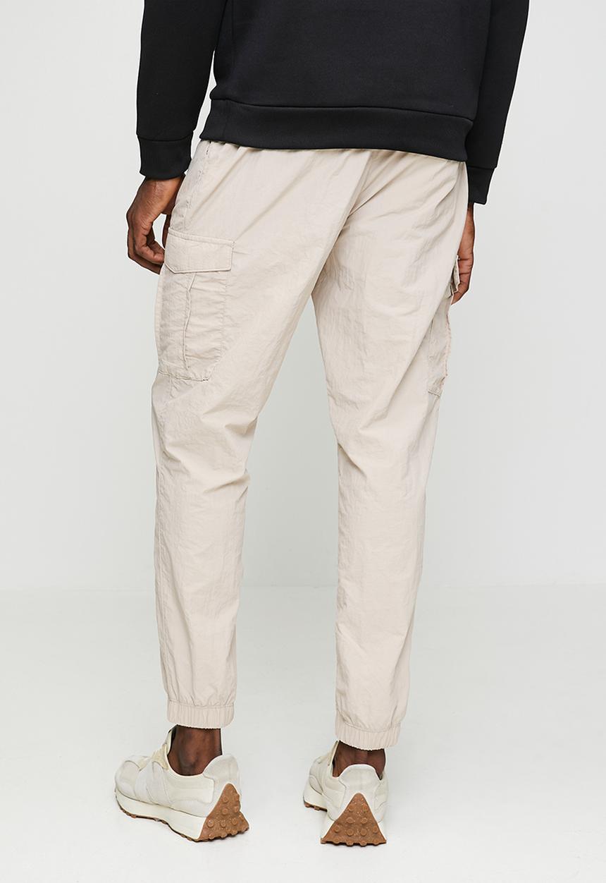 Brave Soul - Taslan Cargo Cuff Pant - Stone