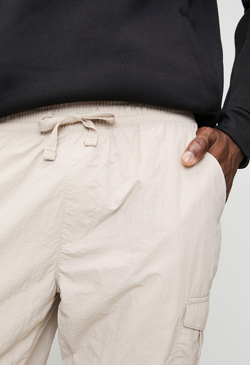 Brave Soul - Taslan Cargo Cuff Pant - Stone