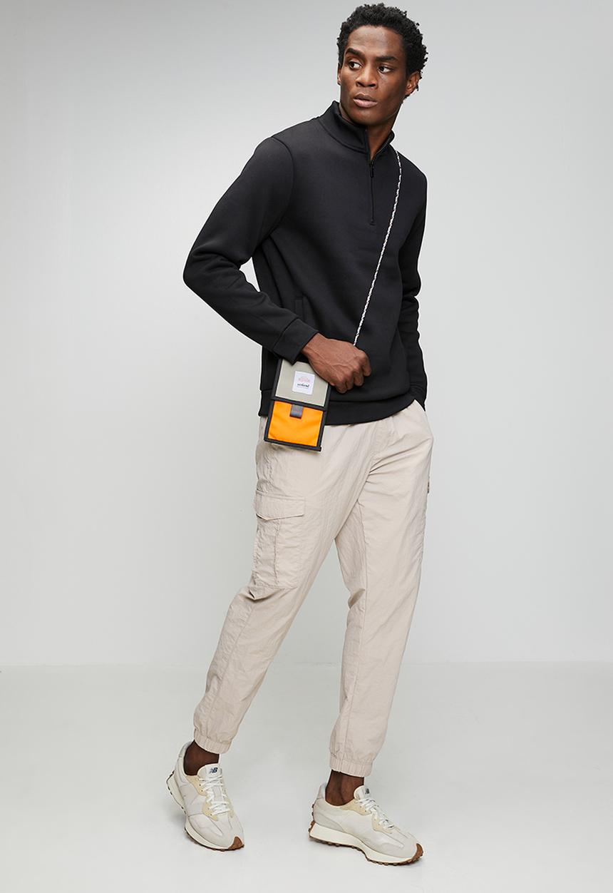 Brave Soul - Taslan Cargo Cuff Pant - Stone