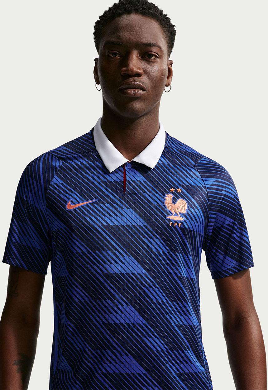 France Dri-FITJSY SS Stadium Home Jersey - Game Royal/Metallic Copper
