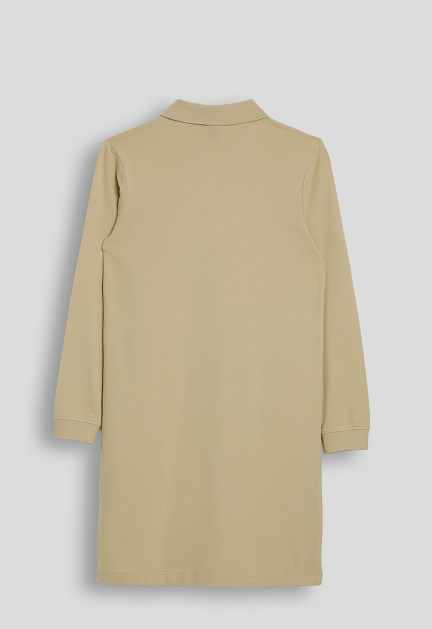 POLO - Dakota ls golfer dress - stone