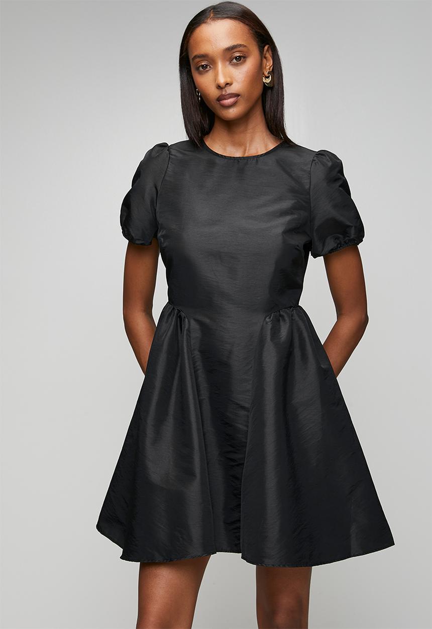 Ex text seam detail mini - black