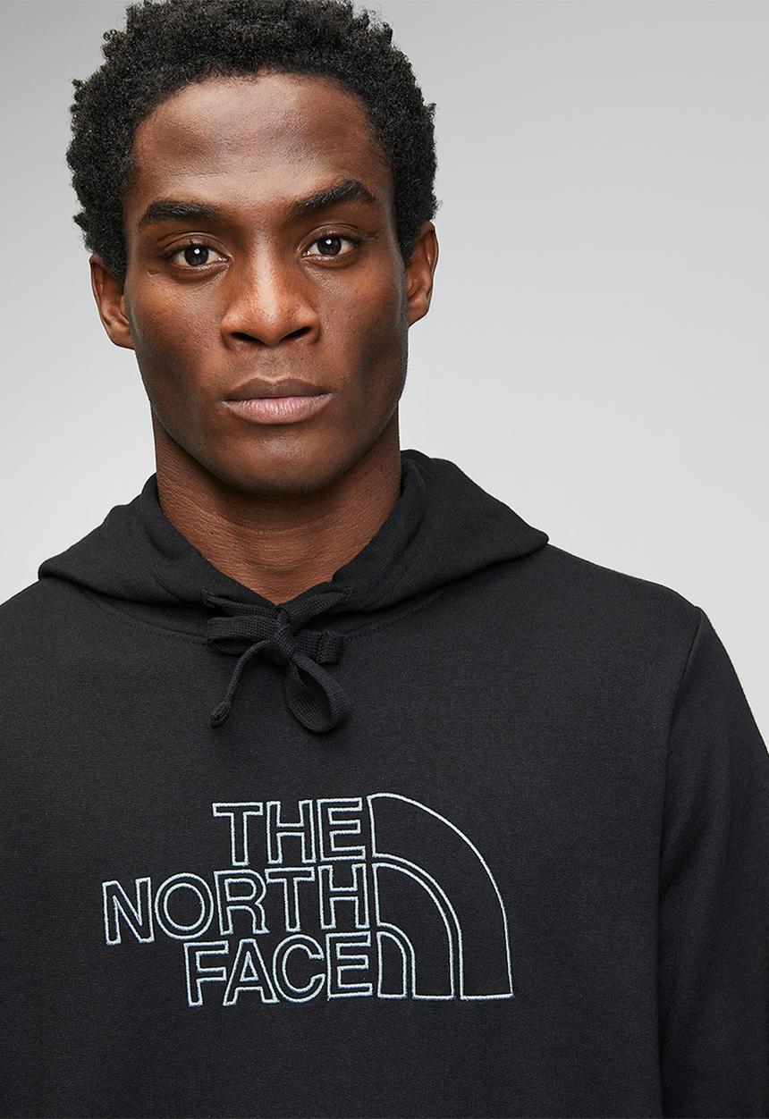 The North Face - Drew Peak Light Regular Hoodie - Tnf Black-Anthracite Grey