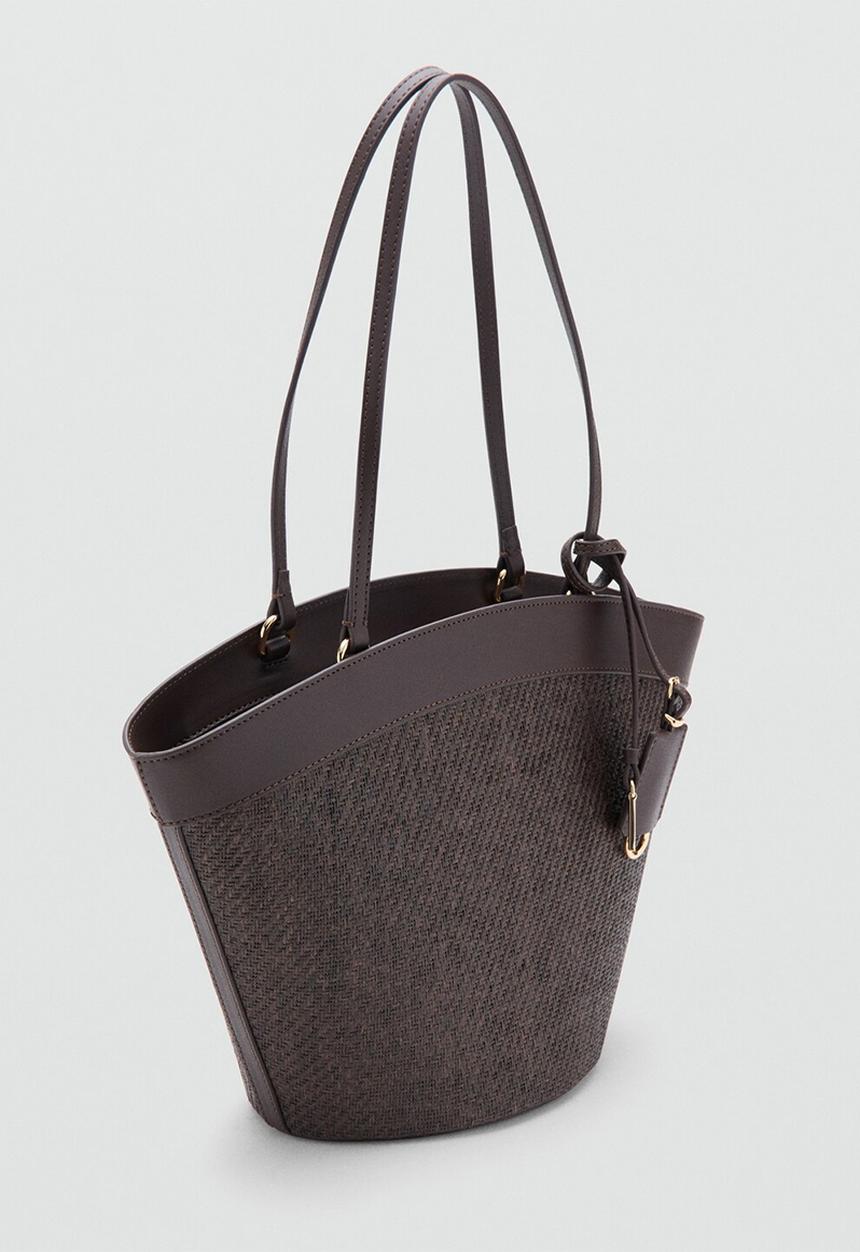 MANGO - Bilmacho Shoulder Bag - Dark Brown
