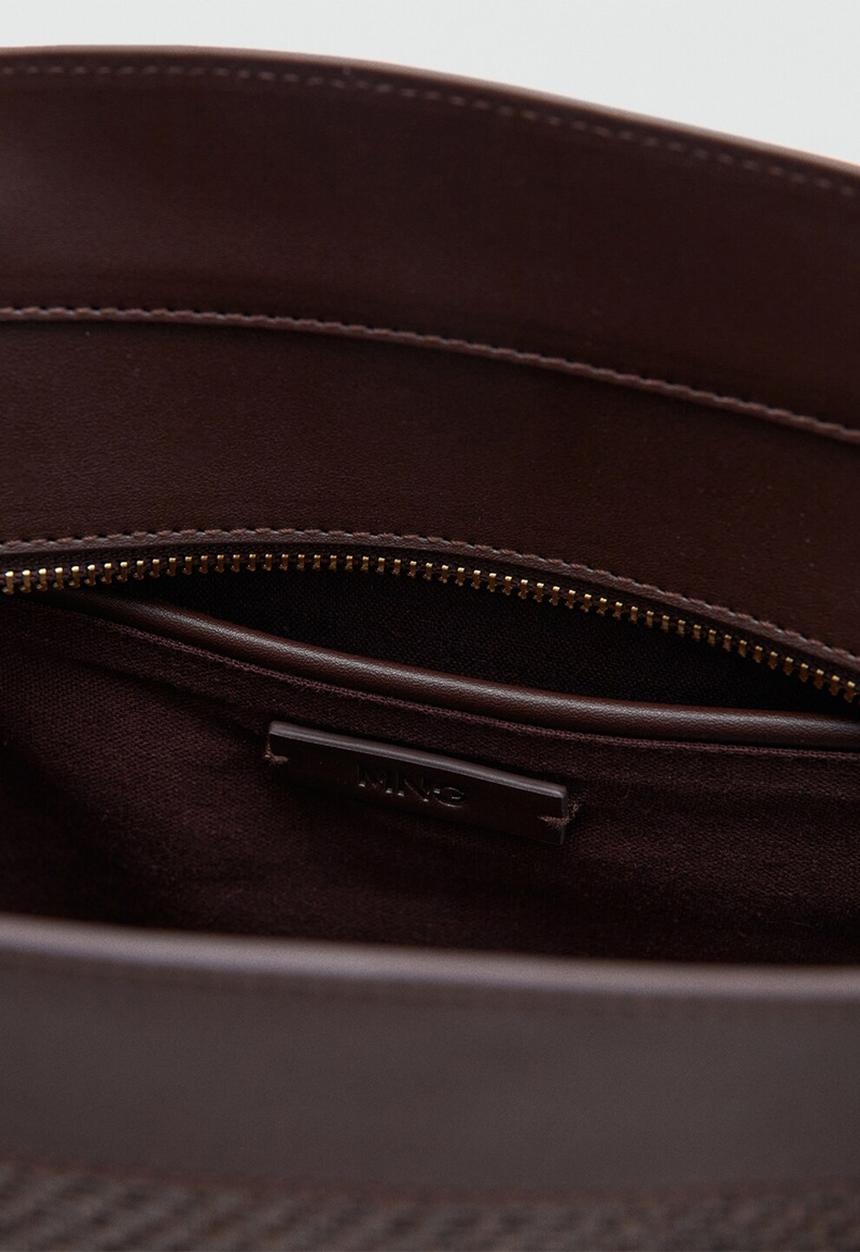 MANGO - Bilmacho Shoulder Bag - Dark Brown