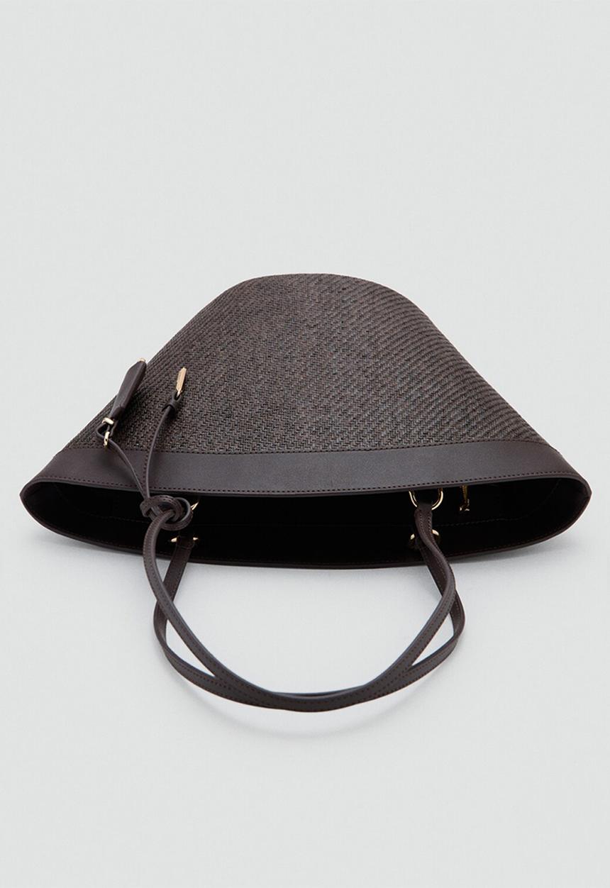 MANGO - Bilmacho Shoulder Bag - Dark Brown