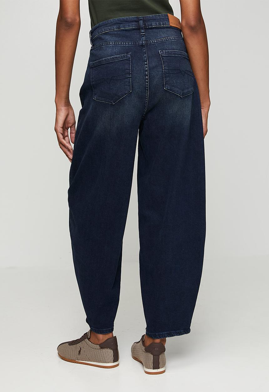 POLO - Wmn Joey Barrel Leg Jean - Dark Wash