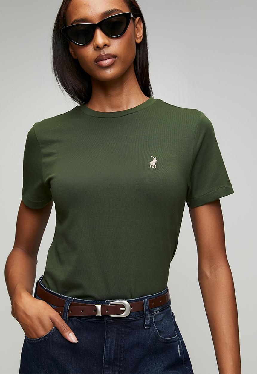 POLO - Wmn Allie Ss T-Shirt - Olive