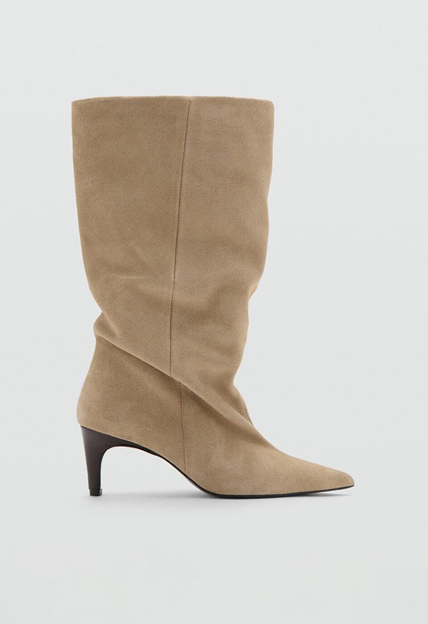 MANGO - Ulises ankleboot mid calf - light/pastel brown