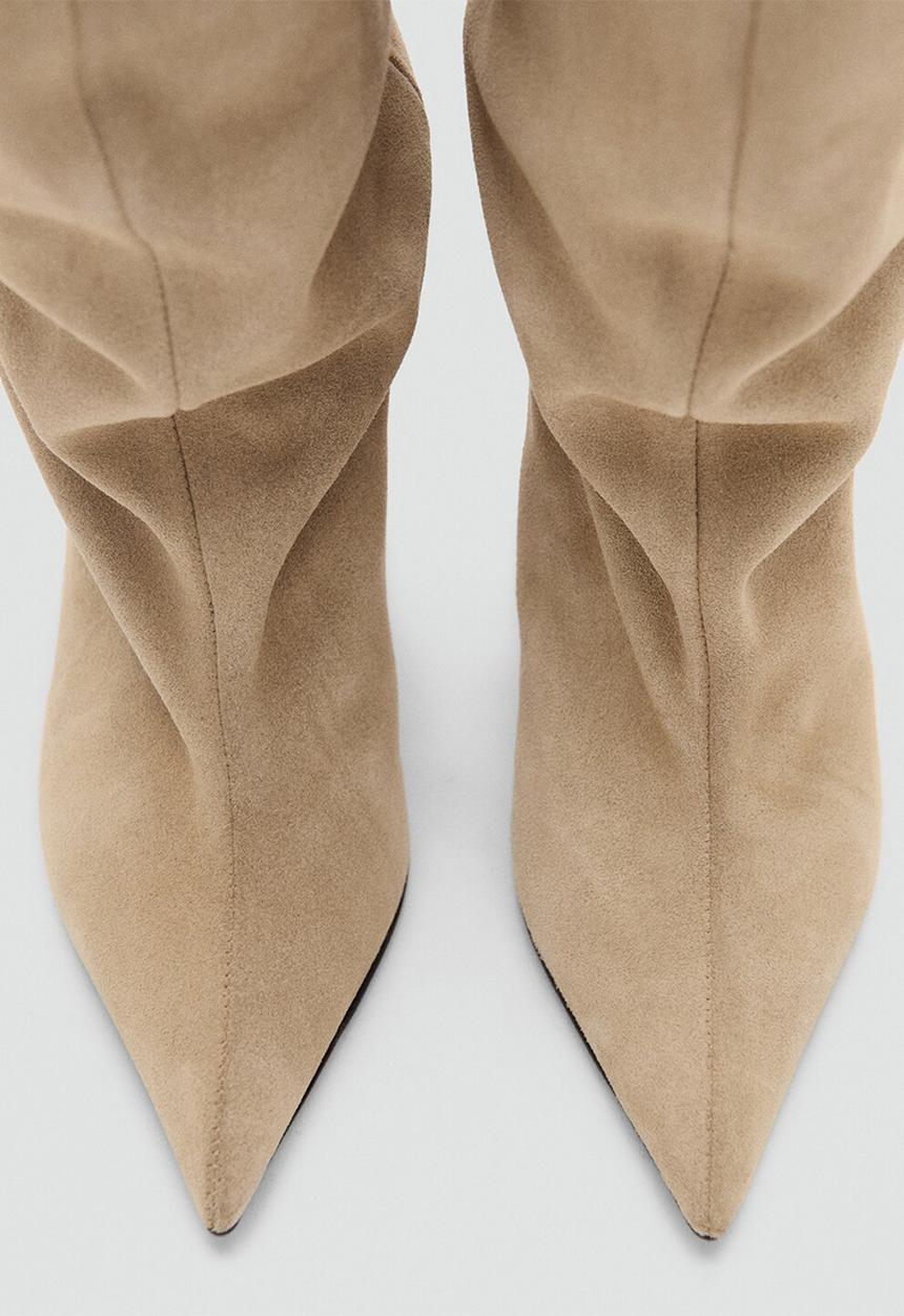 MANGO - Ulises ankleboot mid calf - light/pastel brown