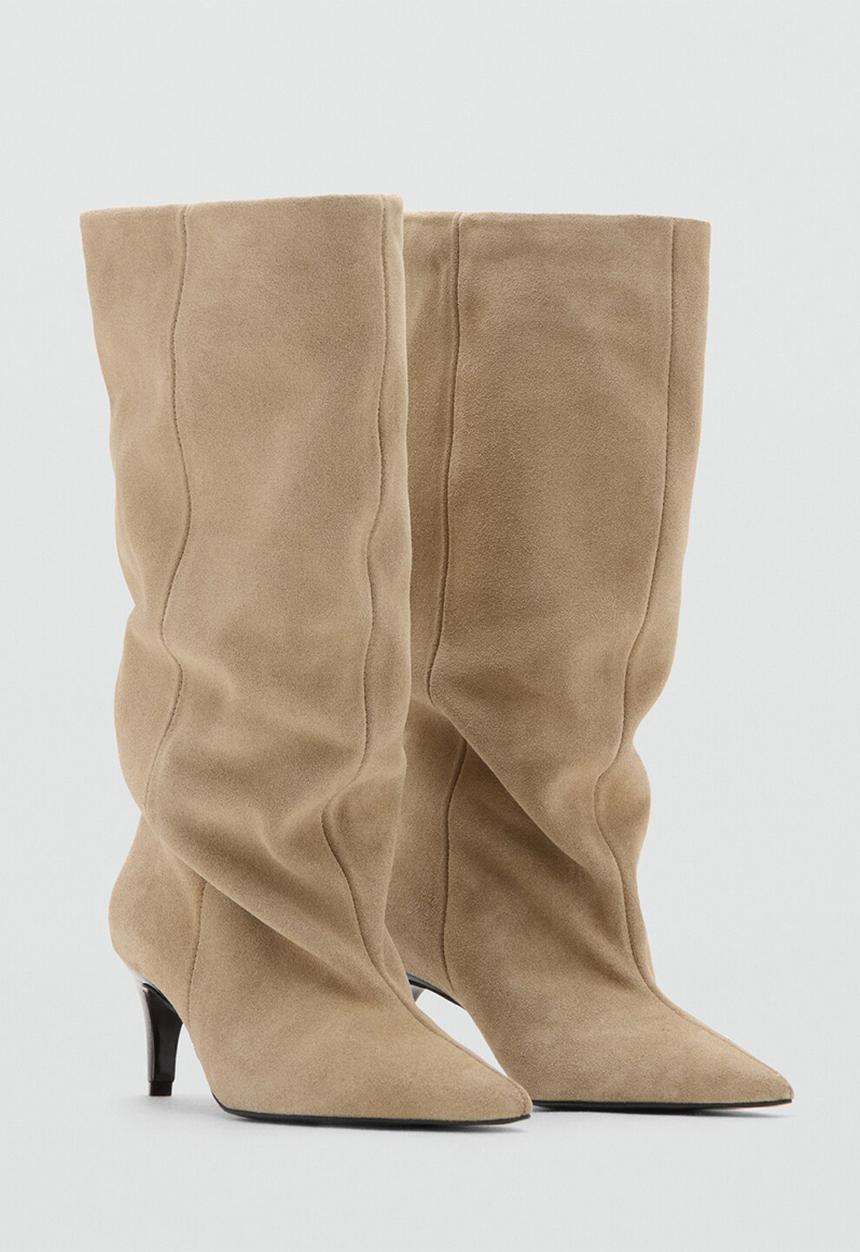 MANGO - Ulises ankleboot mid calf - light/pastel brown