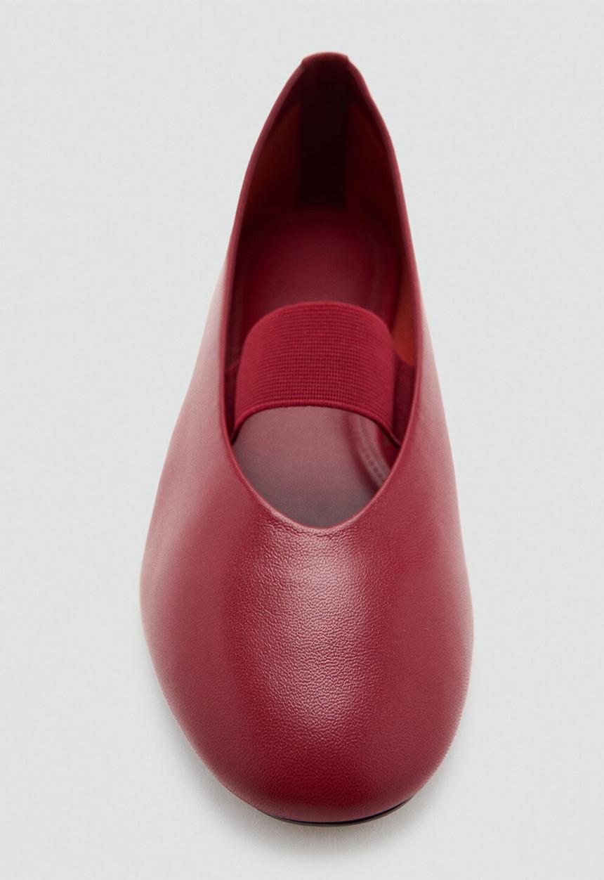 MANGO - Orio mary-jane pump - red