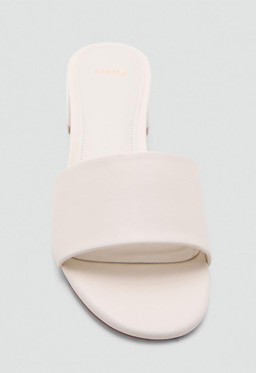 MANGO - Luca open toe mule - light beige