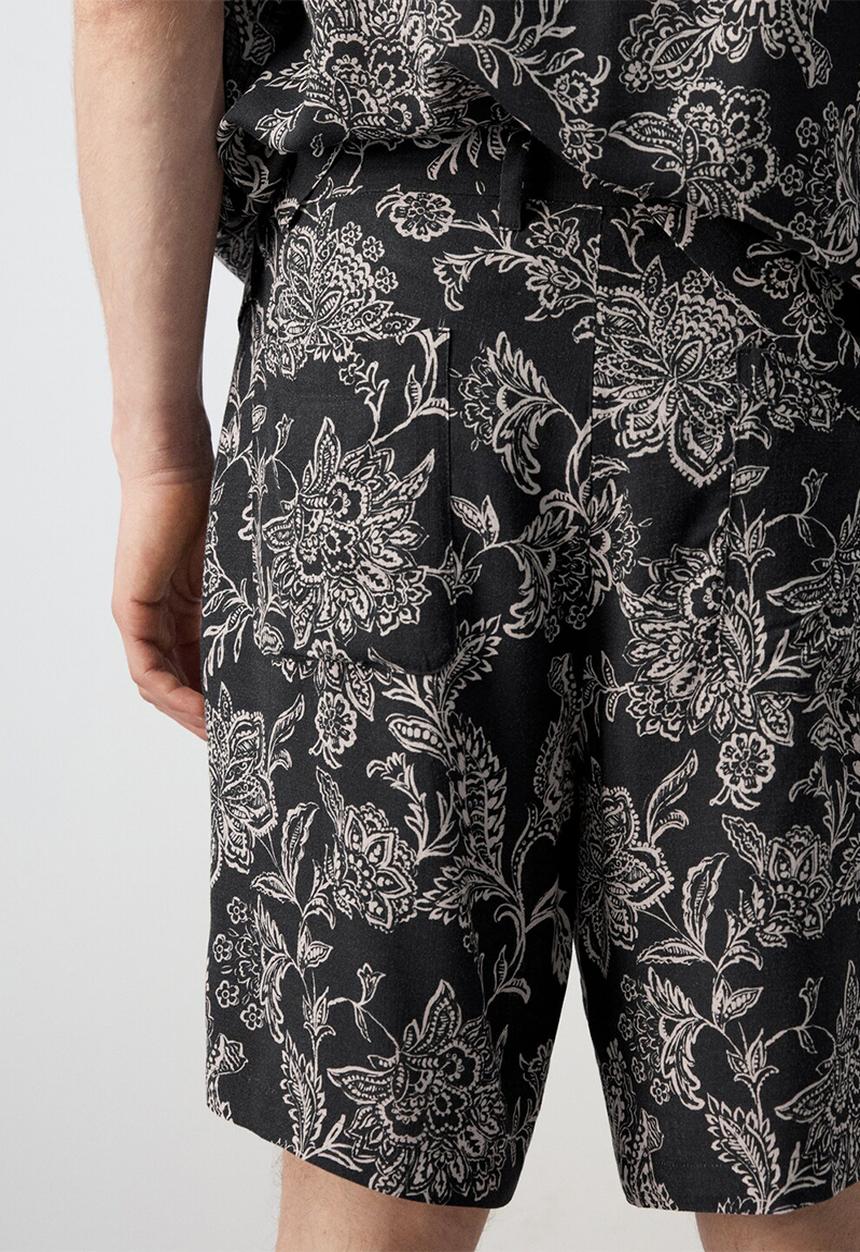 MANGO - Bermudas Opium - Black