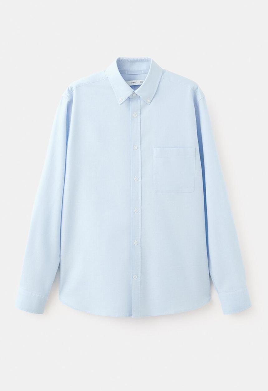 MANGO - Shirt Oxli - Sky-Blue