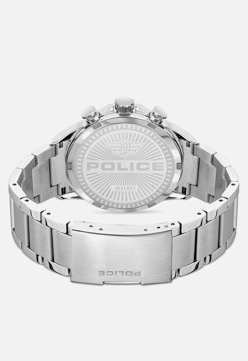 Police - Steel Case Blue Dial Steel Bracelete Starp - Blue/Silver