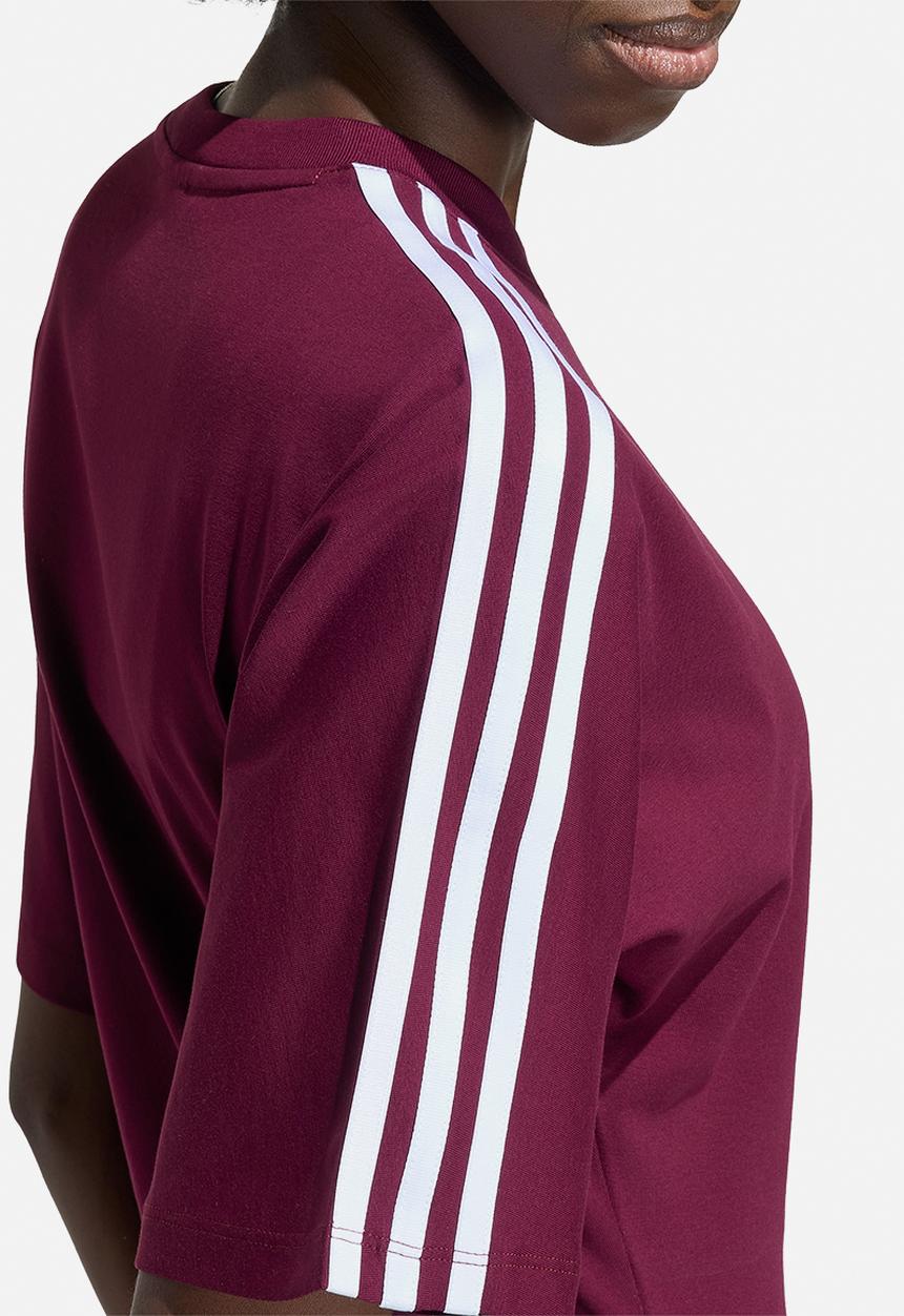 adidas Originals - Slim Short Sleeve Tee - Maroon