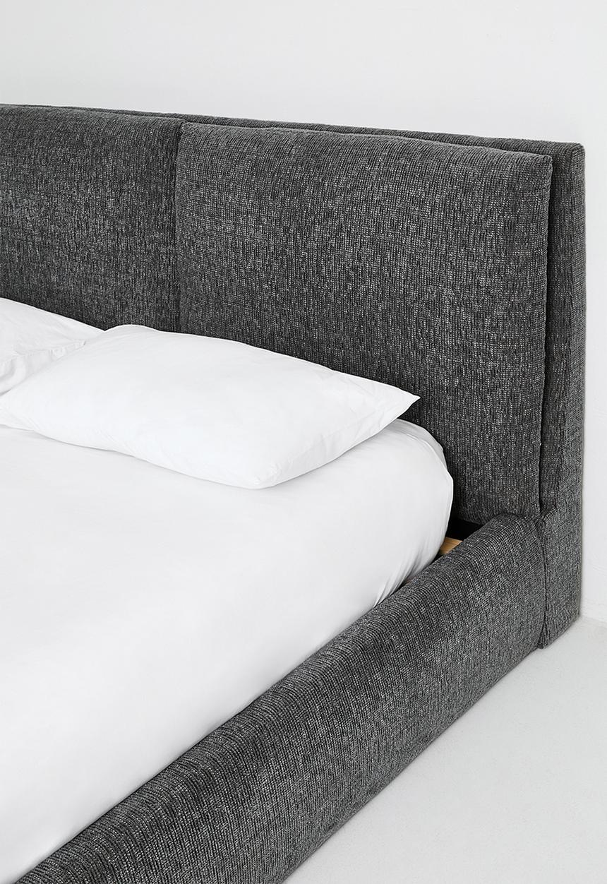 Sixth Floor - Capri upholstered bed - charcoal