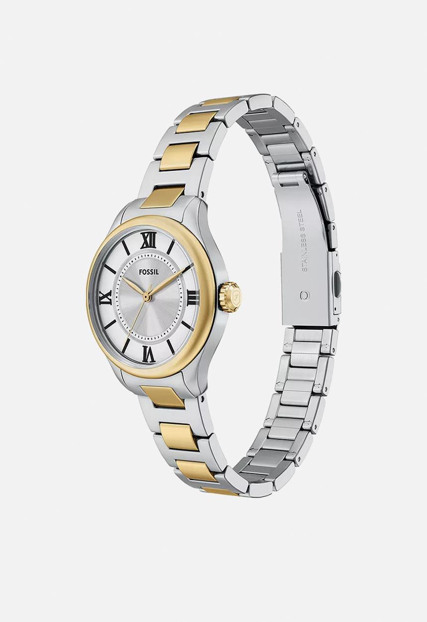 Fossil - Gilmore 2-Tone Steel  Es5422 Watch - Silver/Gold