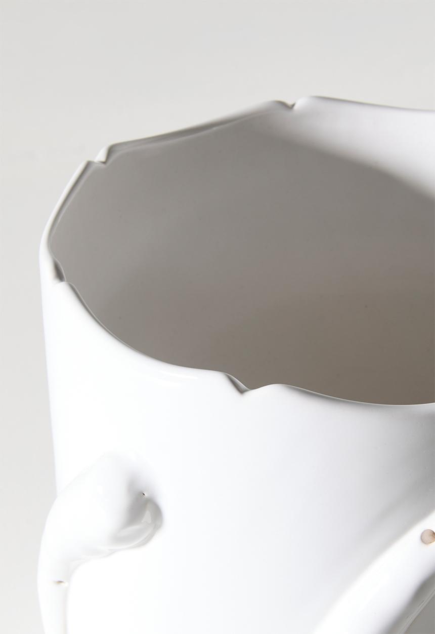 Urchin Art - Chilly Vase - White