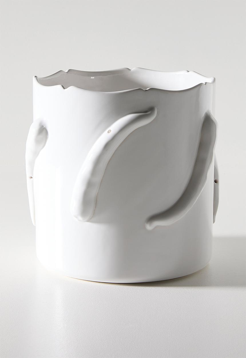 Urchin Art - Chilly Vase - White