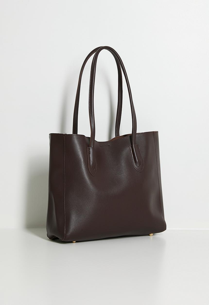 Tessa Design - Anouk Structured Shopper Bag - Brown