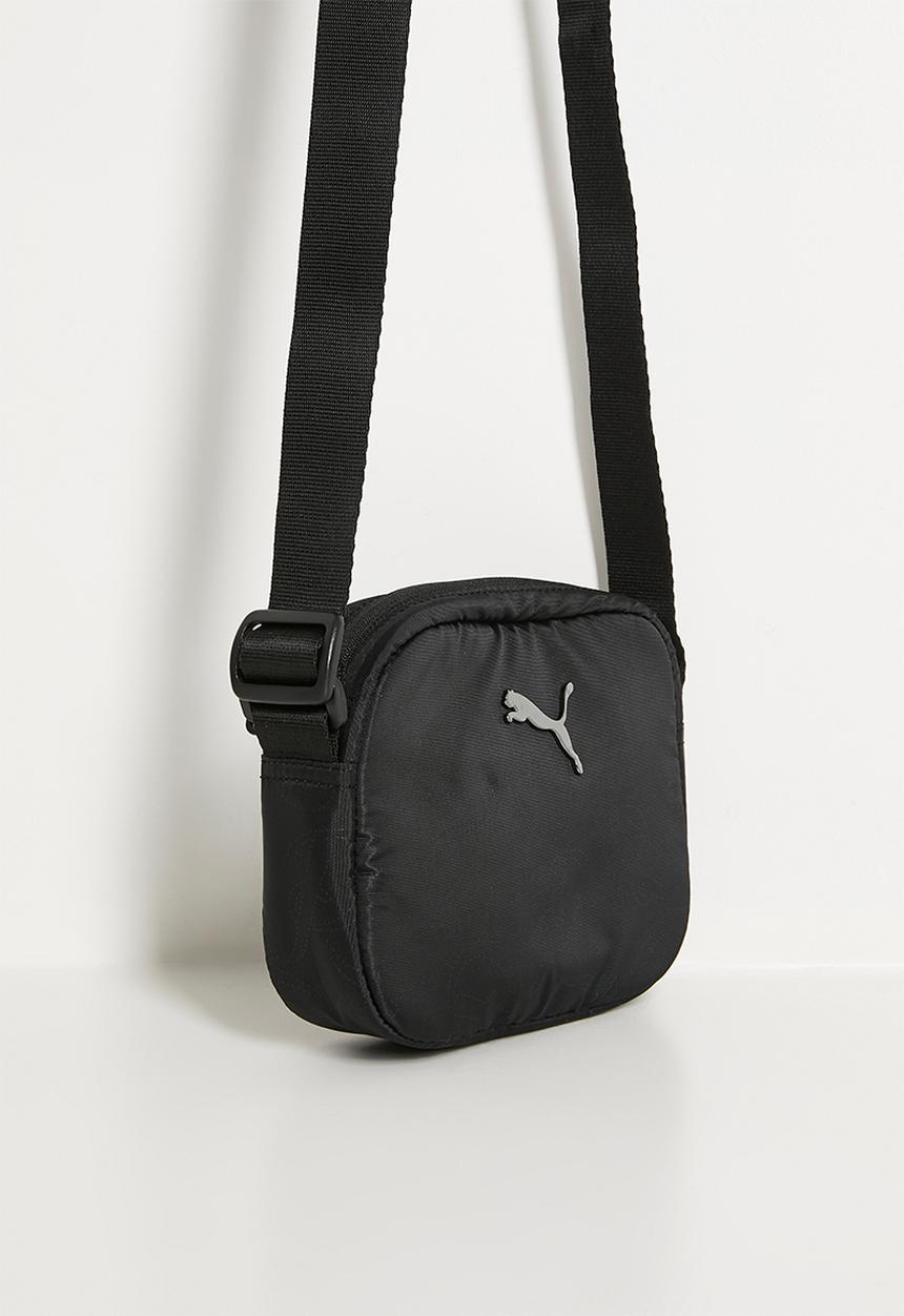 PUMA - Pop crossbody bag - puma black-puma script aop