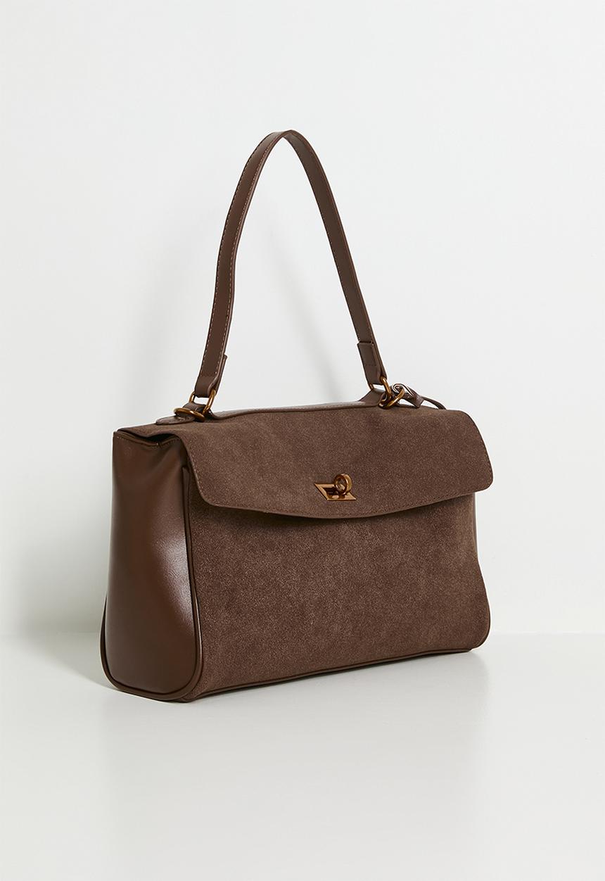Tessa Design - Aubin Satchel Bag - Brown