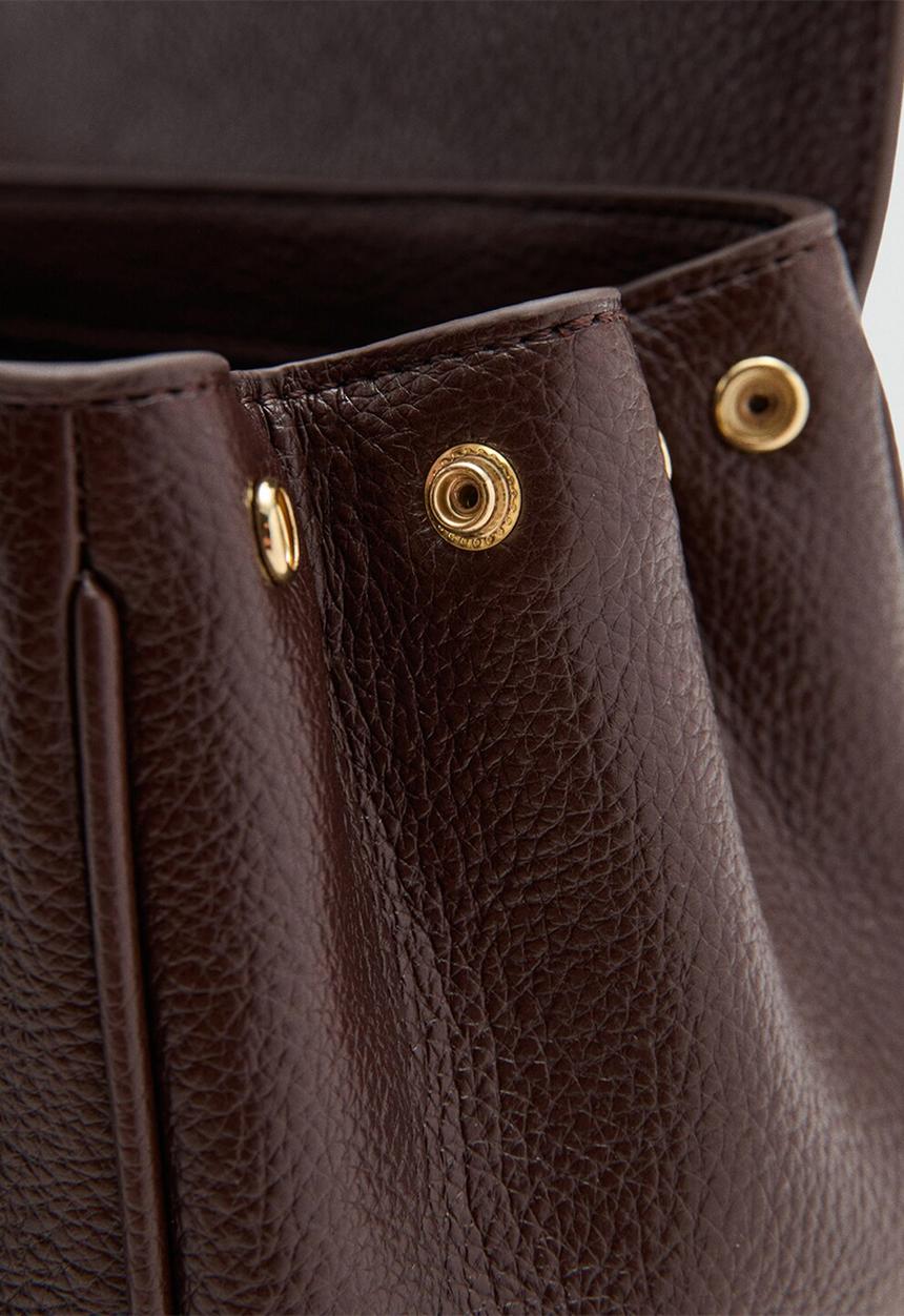 MANGO - Siena citybag - dark brown