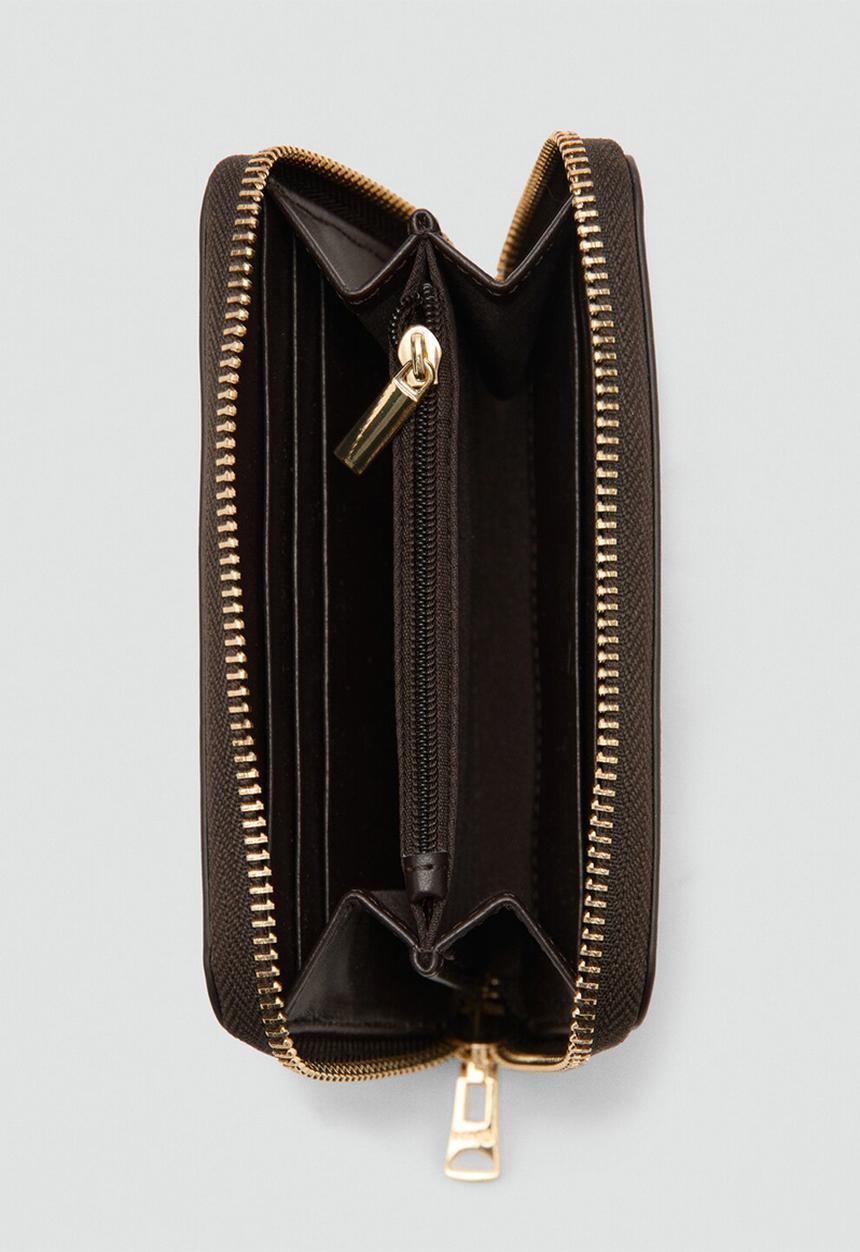 MANGO - Dolores Card Holder - Dark Brown