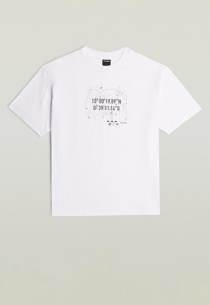 G-STAR - Coord Gr Relaxed R T - White