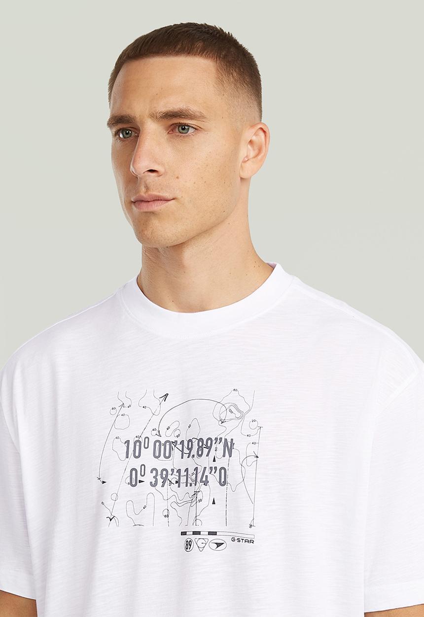 G-STAR - Coord Gr Relaxed R T - White