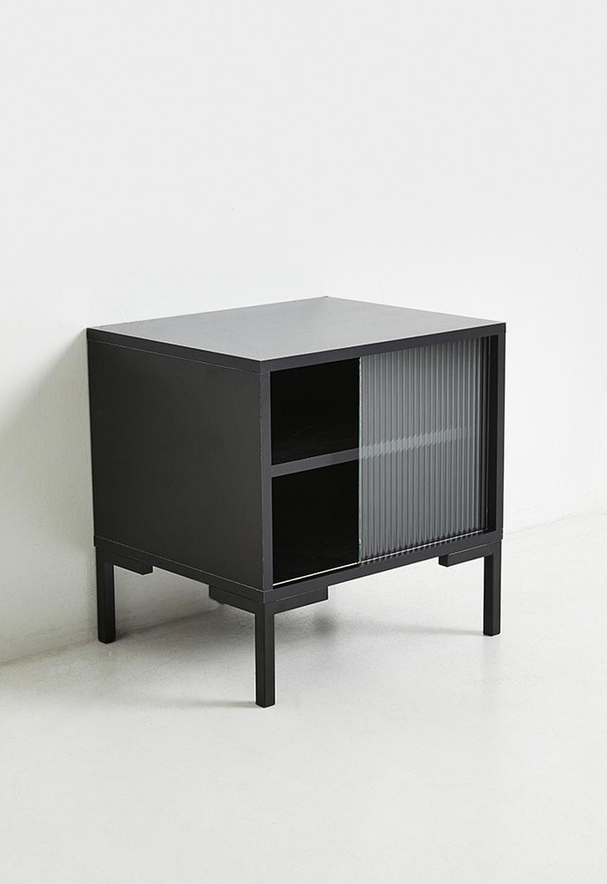 Sixth Floor - Titus Bedside Table - Black