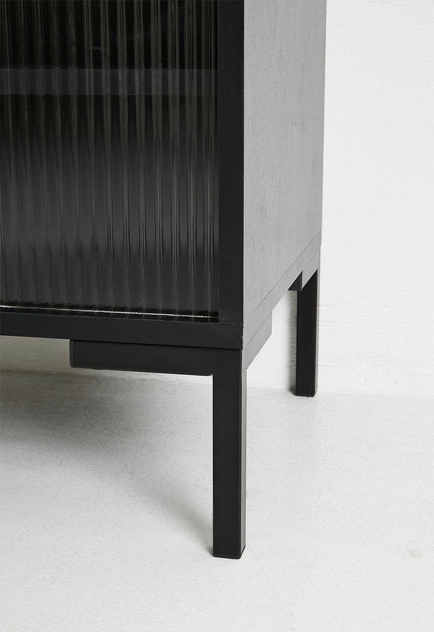 Sixth Floor - Titus Bedside Table - Black
