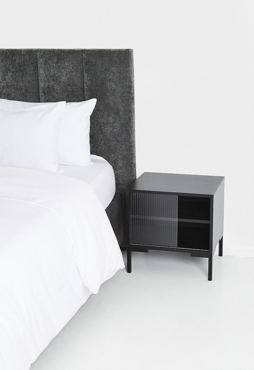 Sixth Floor - Titus Bedside Table - Black
