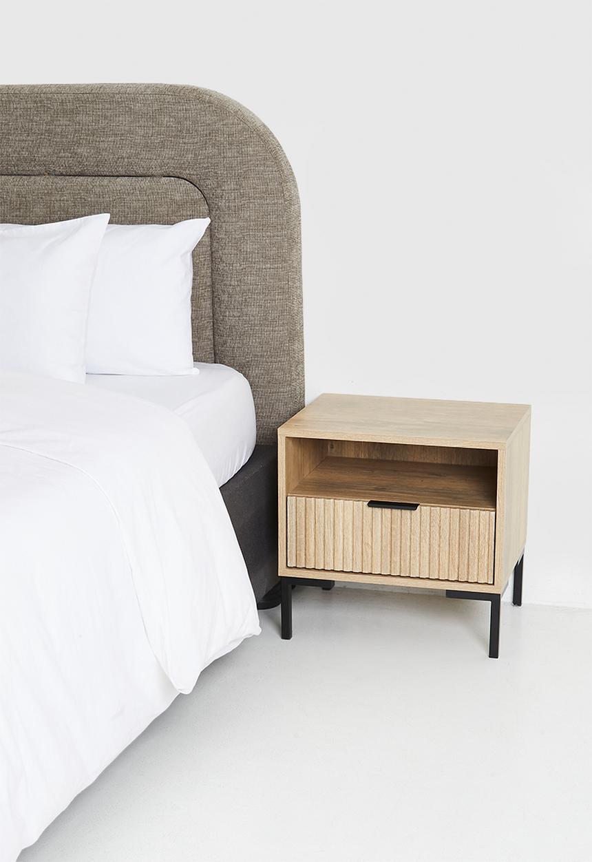 Sixth Floor - Carried Bedside Table- Natural
