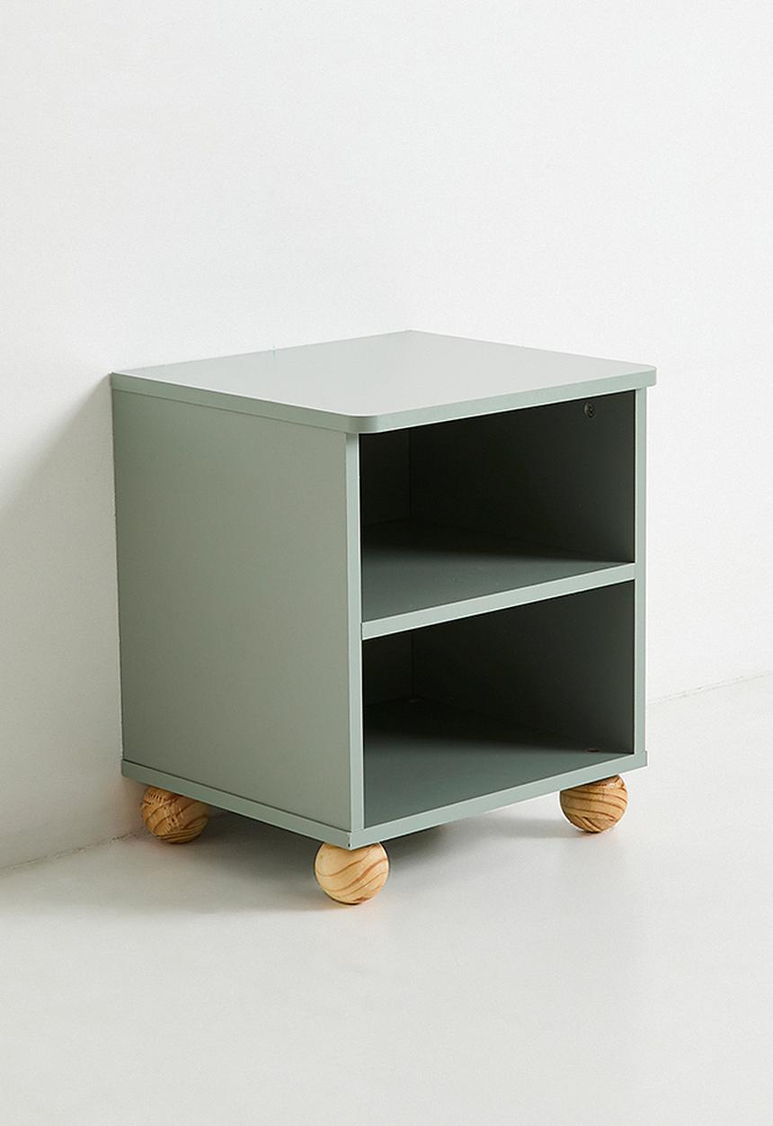 Sixth Floor - Kinder Cube Bedside Table - Mint