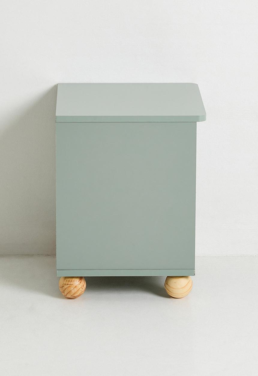 Sixth Floor - Kinder Cube Bedside Table - Mint
