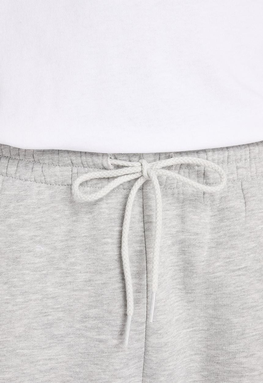 New Balance  - New Balance Open Hem Brushed Fleece Pant - Grey
